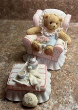 CHERISHED TEDDIES - MOM, YOU'RE TEA-RIFIC - CHAIR/OTTOMAN Unboxed