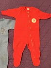 VTG Footie Sleepers Pajama Baby 6 Month Romper Sears Teddy Bears Red Blue Yellow — photo 8