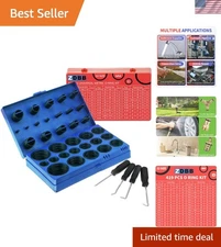 826 Pcs Universal Rubber O Ring Assortment Kit in Inch Standard SAE O-Rings a...