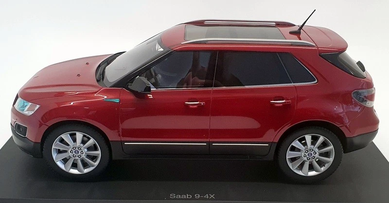 DNA Collectibles 1/18 Scale 000032 - 2011 Saab 9 4 X - Crystal Red - Image 3 of 4