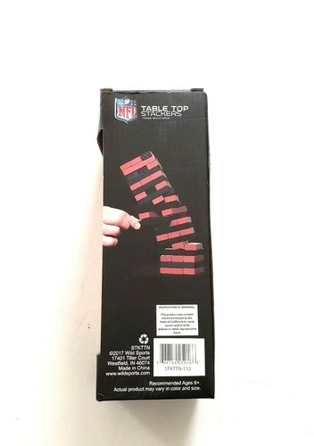 Houston Texans NFL Wild Sports Table Top Wood Stacker Blue / Red / White Age 12+ - Picture 6 of 7