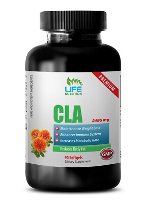 natural immune support - CLA OIL 2495mg - boost your system 1 Bottle 90 Capsules