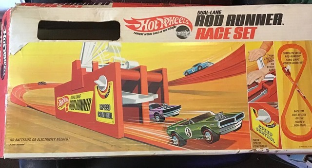 hot wheels dual lane rod runner