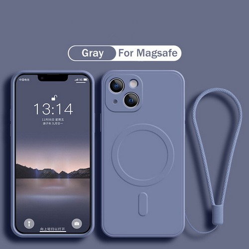 Magnetic Magsafe Silicone Case For iPhone 16 15 14 Pro Max 13 12 11 Phone Cover - Picture 16 of 23