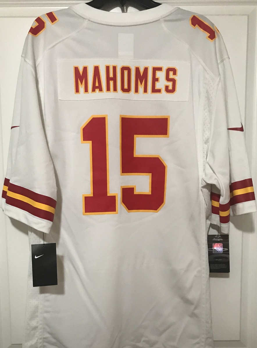 Patrick Mahomes Kansas City Chiefs Super Bowl LV 55 On Field Jersey White  XXL 