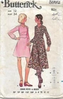 W27 BUTTERICK 5992: RETRO DRESS SIZE 12 ONLY  SEWING PATTERN