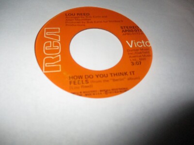 1976 LOU REED I Believe In Love US 7