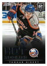 #632 Thomas Hickey - New York Islanders - 2013-14 Score Hockey
