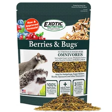Berries & Bugs (1.5 lb) -  Universal Insectivore Diet - Hedgehog Skunk Opossum