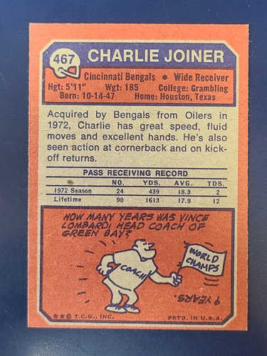 Tarjetas de fútbol americano Topps 1973 completan tu conjunto que elijas elegir cada una #300 - 528 - Imagen 179 de 253