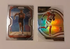 2020 Select Football Isaiah Simmons SSP White Prizm Die Cut Field Level Rookie +