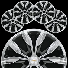4 fit Chevy Malibu LT 2019-2025 Chrome 17" Wheel Skins Hub Caps Full Rim Covers