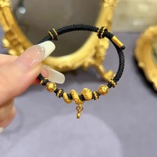 Handmade Spirit Snake 22K 23K 24K THAI BAHT Gold GP Bracelet