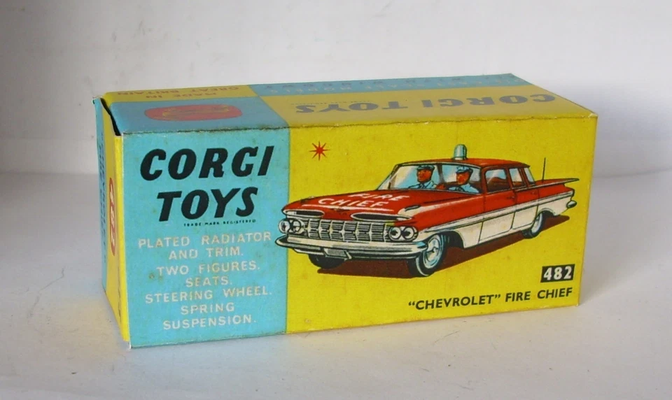 Chevrolet Fire Chief Repro Box Corgi Nr.482