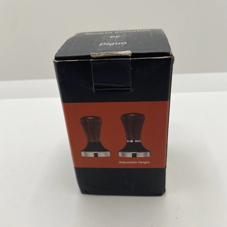 Manipulador de café de madera Diguo Elegance. Manipulación plana de espresso para tamaños surtidos Foto 3 de 4