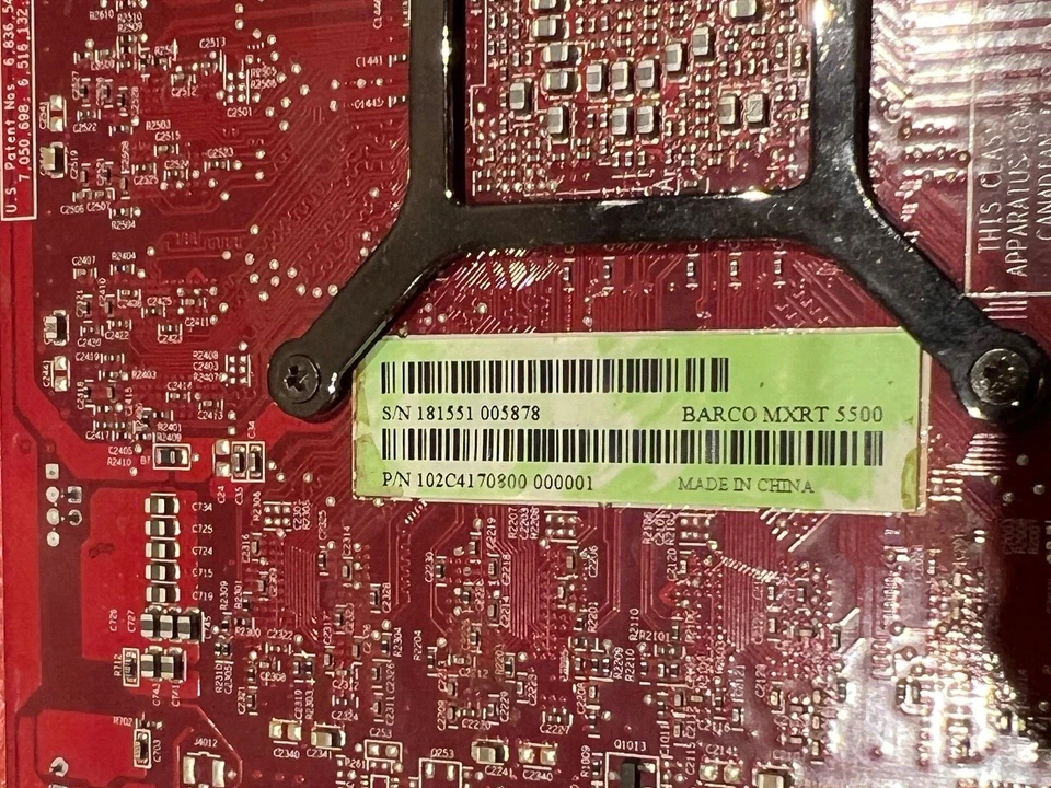 BARCO MXRT-5500 W5000 3D MEDICAL TRIPLEHEAD GRAPHIC CARD 2 GB 13J K9306036-00 - Image 2 of 3