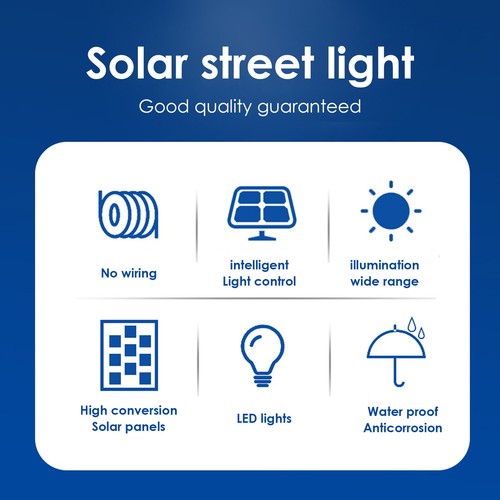 1000W 5kW Solar Street Lights Outdoor Dusk to Dawn Solar Security Flood Lights - Picture 13 of 15