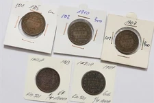 🧭 🇮🇳 INDIA BRITISH 1/4 ANNA EDWRD VII COLLECTION B62 #77 BX13