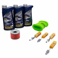 Wartungspaket ÖL 3L FüR Kawasaki ZX600C GPX 600 Luftfilter+ÖLfilter+ZüNdkerze