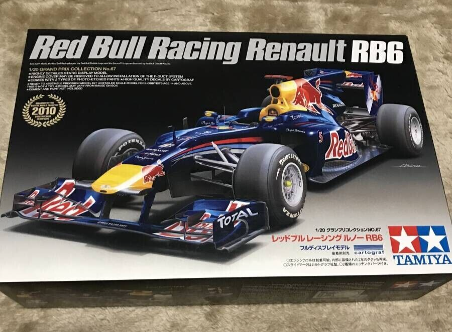 TAMIYA 1/20 Red Bull Racing Renault RB6 Plastic model TAMIYA 1/20 Red Bull Racing Renault RB6 Plastic model