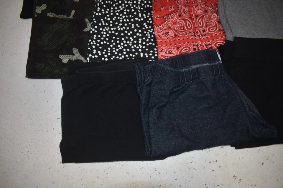 Wholesale Bulk Lot of 11 Juniors Size Large 11 13 Casual Relaxed Leggings - Image 4 of 4