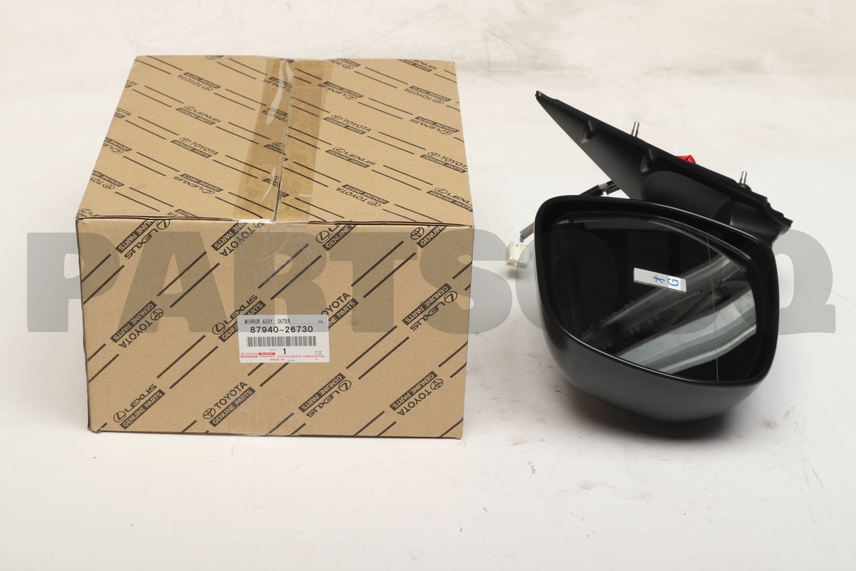 8794026730 Genuine Toyota MIRROR ASSY, OUTER REAR VIEW, LH 8794026730 Genuine Toyota MIRROR ASSY, OUTER REAR VIEW, LH