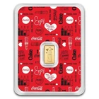 Pamp Suisse 0.5 gram Gold Bar – Coca-Cola Valentine's Day