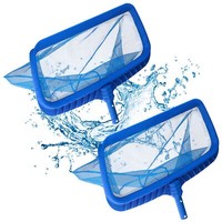 Amapool 2 StüCk Poolkescher Deluxe Pool Kescher Reinigung Netz Bodenkescher