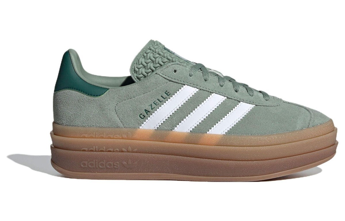 adidas Gazelle Bold Low Silver Green Gum W - ID6998 Women's