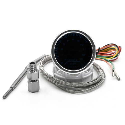 52mm Car EGT Exhaust Gas Temp Gauge LED Pointer Temperature Meter With Sensor - Picture 11 of 11