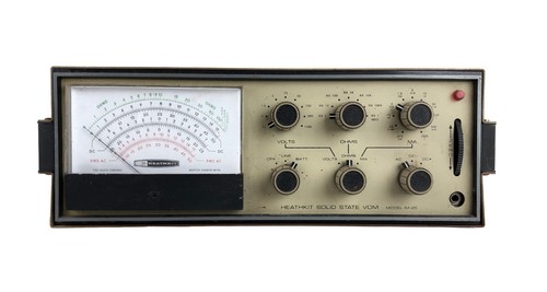 Vintage Heathkit IM-25 Solid State VOM Untested