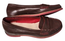 Cole Haan Brown Glove Leather Penny Loafers Size 7B