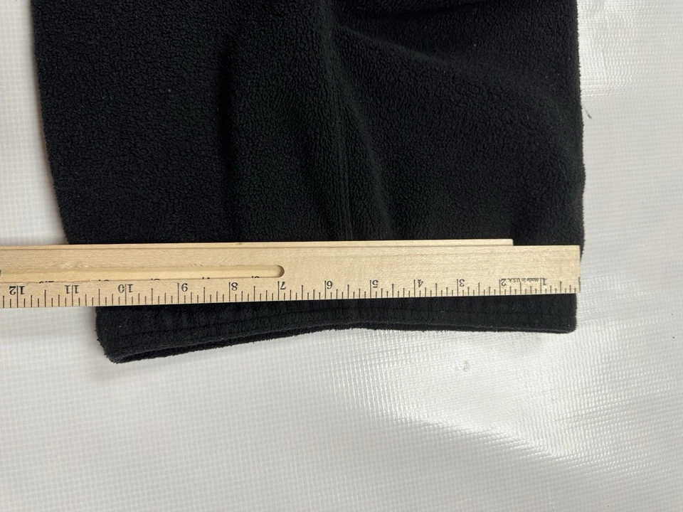 REI Tots 4T Black Heavy Fleece Thick Straight Leg Sweatpants Heavy Fleece Warm - Image 4 of 4