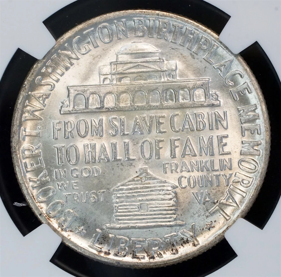1951 Washington-Carver Commemorative Silver Half Dollar MS 65 NGC 50C US COIN - Image 4 of 4