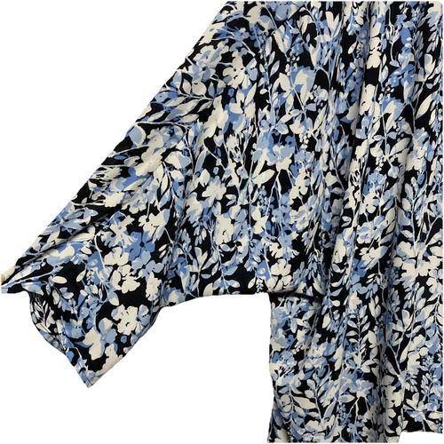 Lane Bryant Womens Kimono Open Front Sheer Beachy Coastal Cover Up 22/24 - Picture 4 of 5