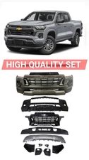 For 2023 2024-2025 Chevrolet Colorado Complete Front Bumper Assembly SET W/Grill