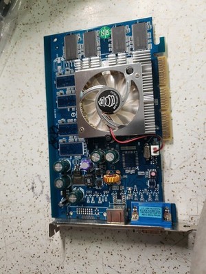 BFG Tech GeForce FX 5200 128MB DDR AGP 4X/8X Graphics Card ASLM52128 free ship