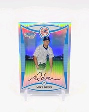 2008 1st Bowman Chrome Mike Dunn Refractor /500 No. BCP210
