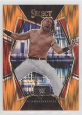 2022 Panini Select WWE Premier Level Orange Flash Prizm Shinsuke Nakamura 13lo
