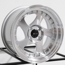 15x8 Vors Vr2 4x100 20 Silver Wheels Rims Set4 73.1 15x8 Vors Vr2 4x100 20 Silver Wheels Rims Set4 73.1