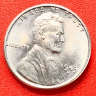 1943-D Lincoln Wheat Cent Penny GEM BU From an Original Bank Roll