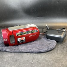 Samsung SC-MX20 SC-MX20R Red Handcam Camcorder - Tested  Working No SD Card 