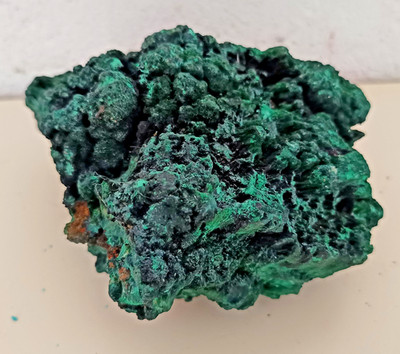Malachit Faserig - Mine Kambove Katanga 1200 G Vert Dunkel Naturform 1 Stück