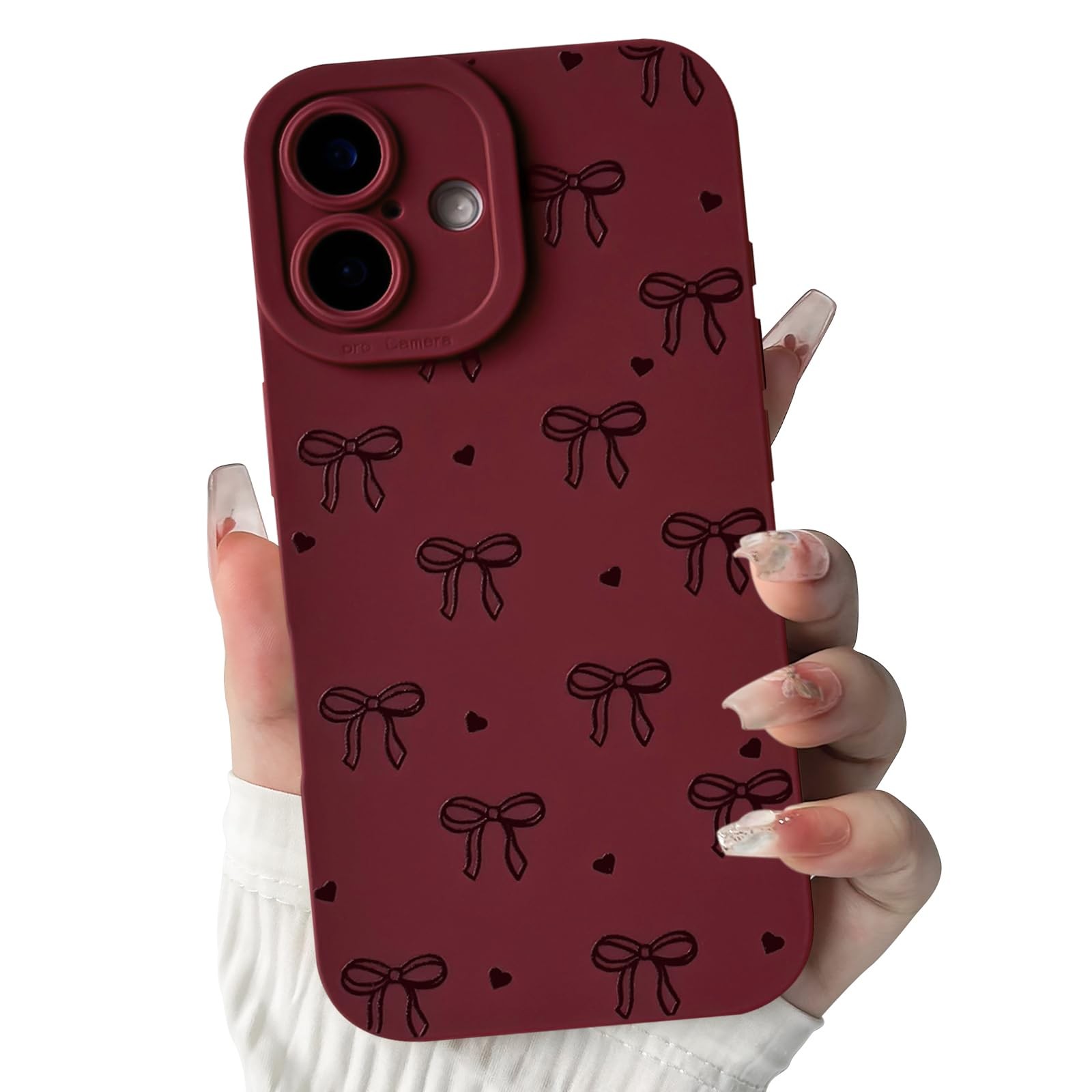 Coque iPhone 16 motif cœur esthétique pour sublimer vos looks miroirs