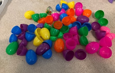 Lot of 40 Assorted Fillable Easter Plastic Eggs