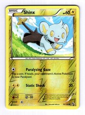 Shinx XY - Flashfire #32 (2014) Common Reverse Holo NM Pokemon