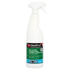CleanPro+ Fast Acting Antibacterial Cleaner & Disinfectant H2FA 1 Litre x 6 6.50 per litre