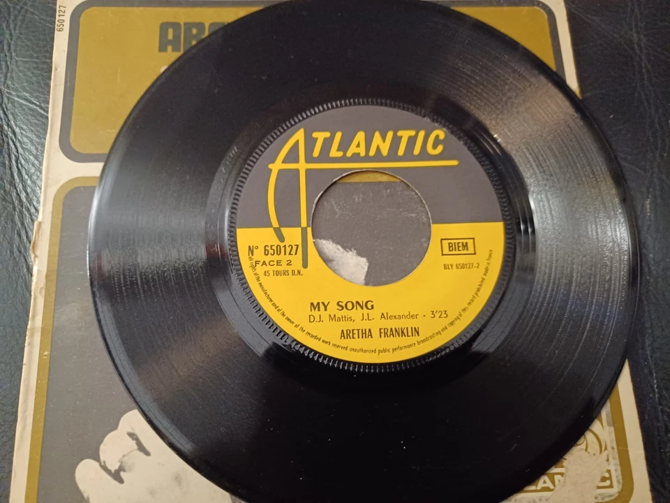 Aretha Franklin - See Saw French PS Soul Funk Formidable R&B  1968 - Photo 4/4