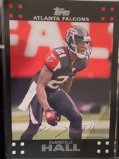 2007 Topps DeAngelo Hall #225 Atlanta Falcons