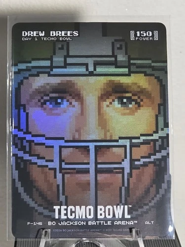 Tecmo Bowl Bo Jackson Battle Arena Drew Brees P-146 Alt